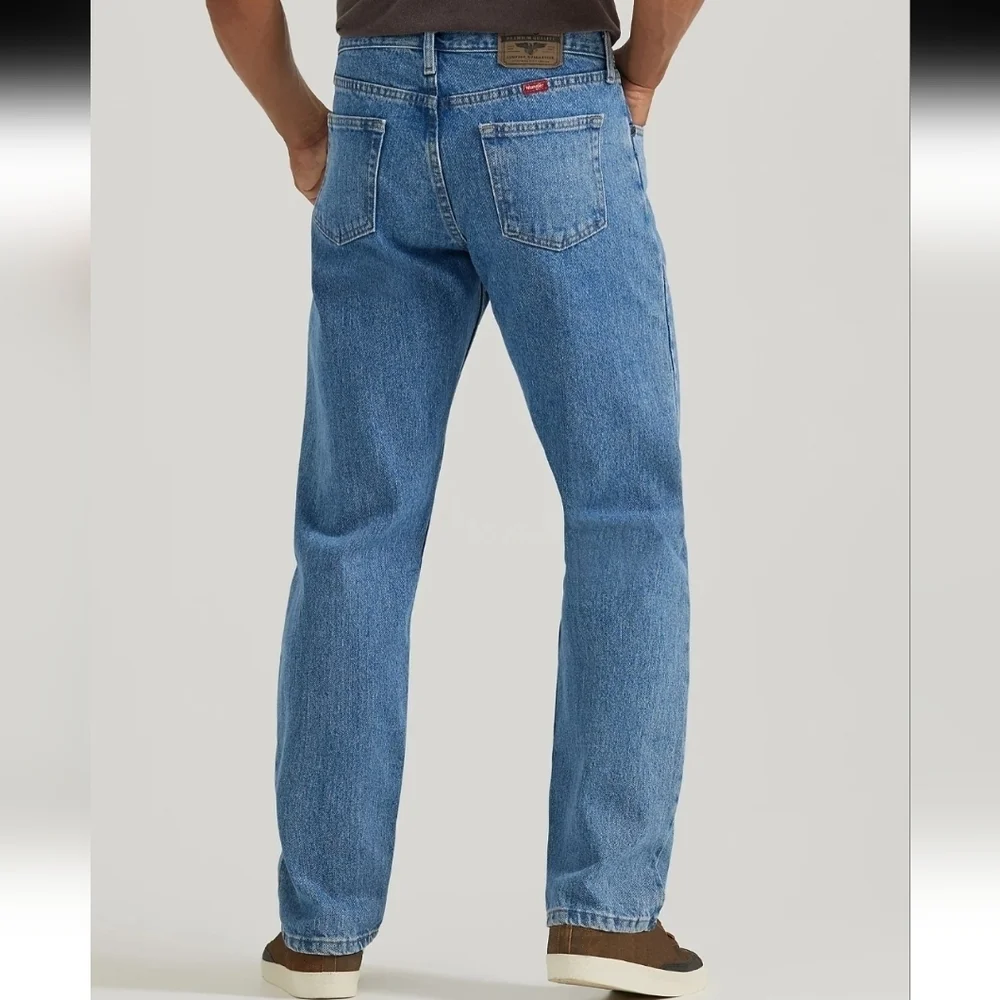 WRANGLER® FIVE STAR PREMIUM DENIM RELAXED FIT JEAN Size Men's 36x29